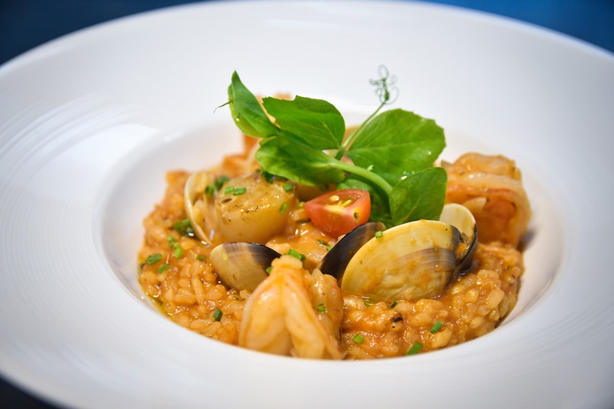 seafood risotto